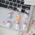 Hello Kitty Cute Cartoon Pink Keychain Resin Bag Charm