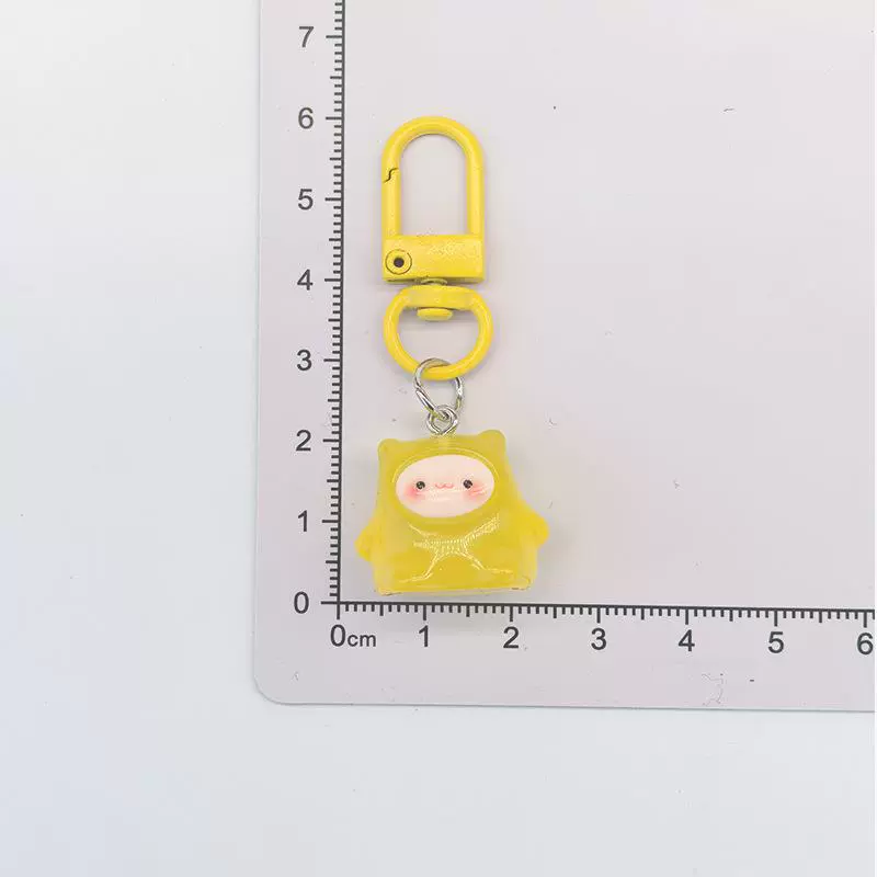 Cute Ghost Mini Keychain Resin Bag Charm