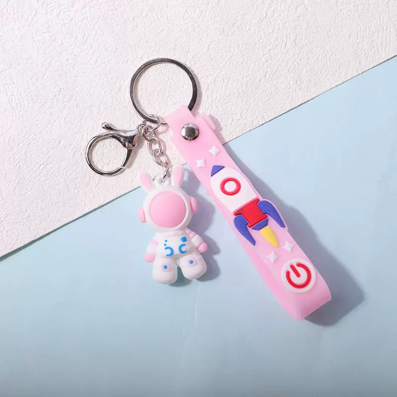 Kawaii Astronaut Bunny Keychain