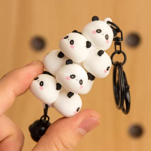 10010001001_4 Animal Party Folding Keychain Toy