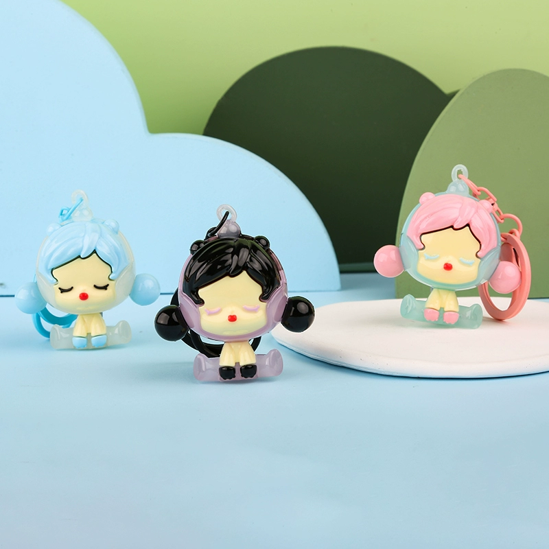 Dream Bubble Girl Keychain