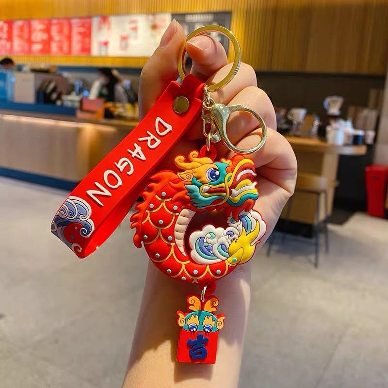 Spring Festival Dragon Keychain