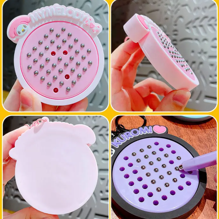 Magnetic Bead Doodle Board Keychain Stress Relief