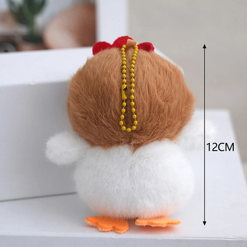 Ugly Chicken Plush Keychain Doll