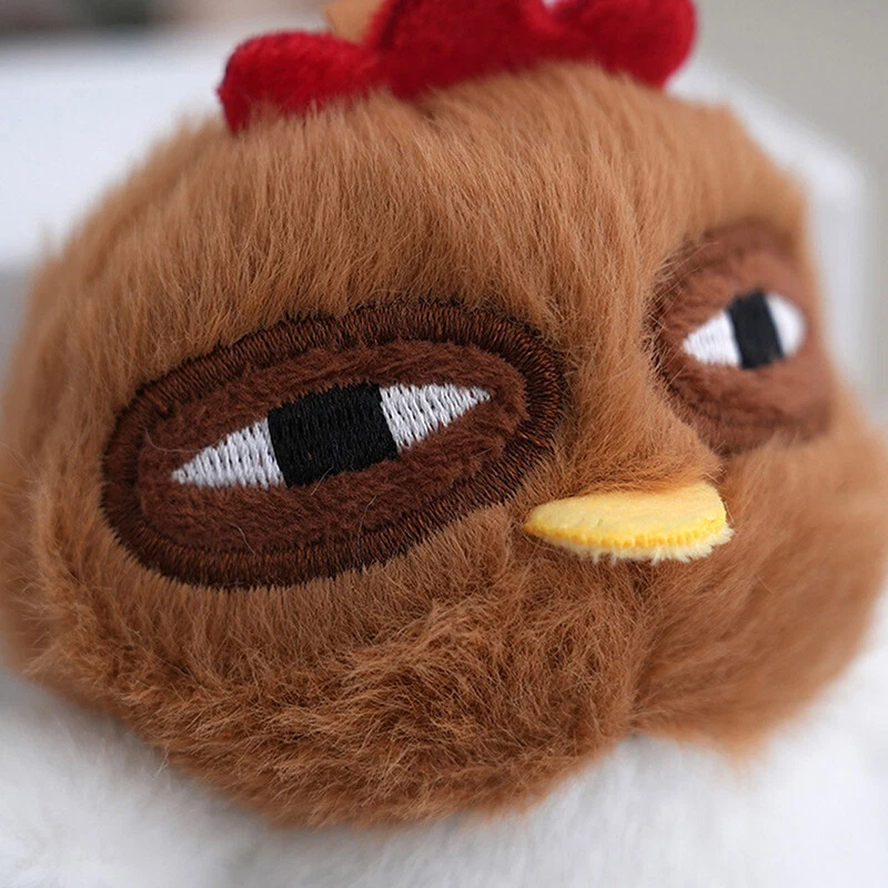 Ugly Chicken Plush Keychain Doll