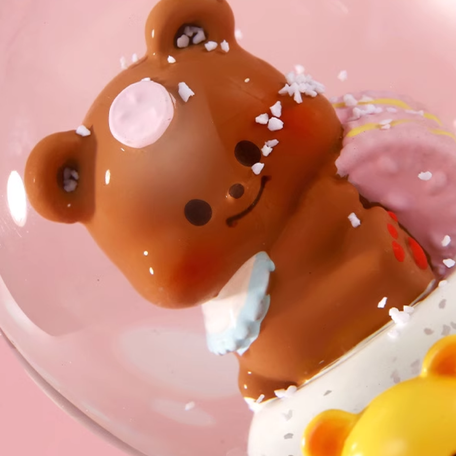 Butter Bear Crystal Ball LED Light Snow Ball