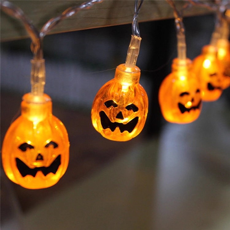 Translucent Pumpkin String Lights Halloween & Party Decoration