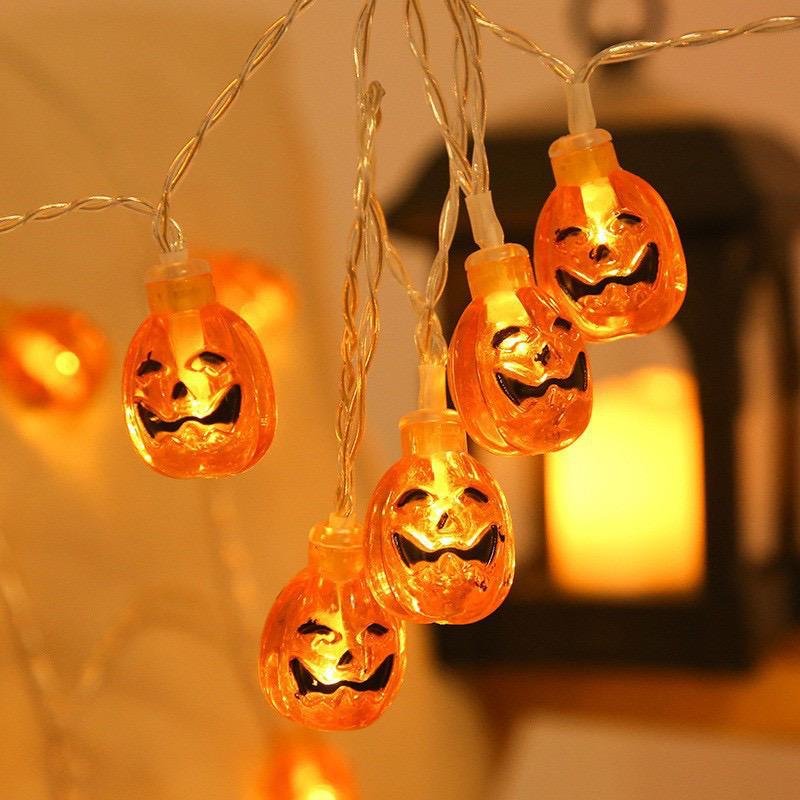 Translucent Pumpkin String Lights Halloween & Party Decoration