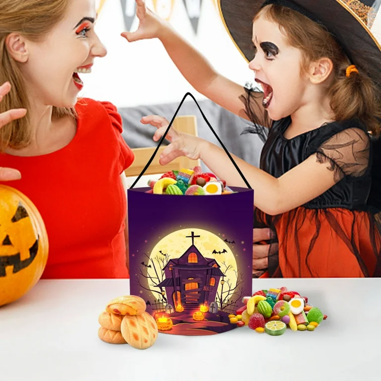 Reusable Halloween Candy Trick or Treat Bag