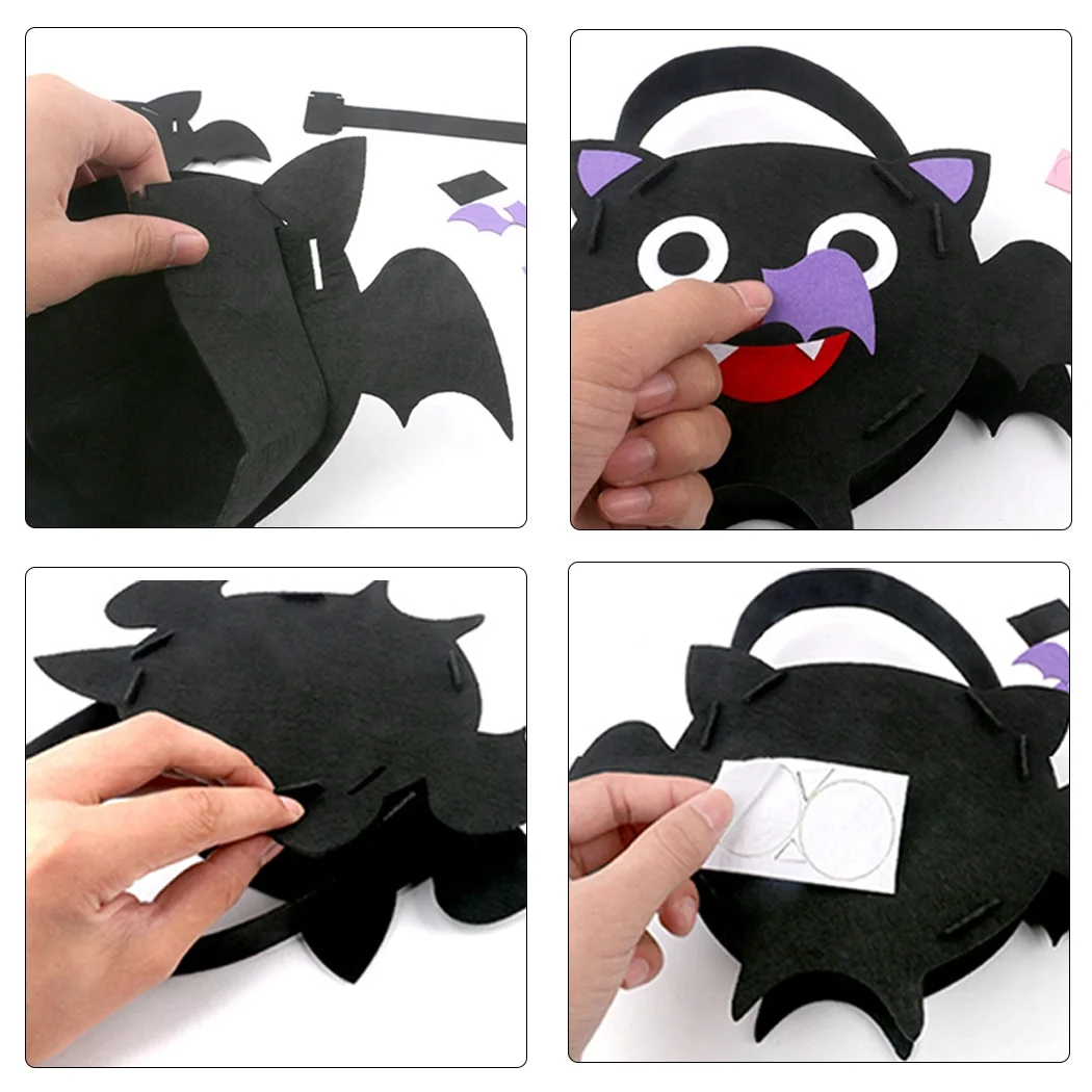 Cartoon Design DIY Halloween Candy Trick or Treat Bags