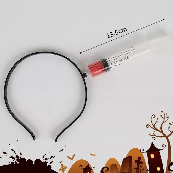 10050003101_3 Halloween Syringe Headband – Spooky Costume Accessory