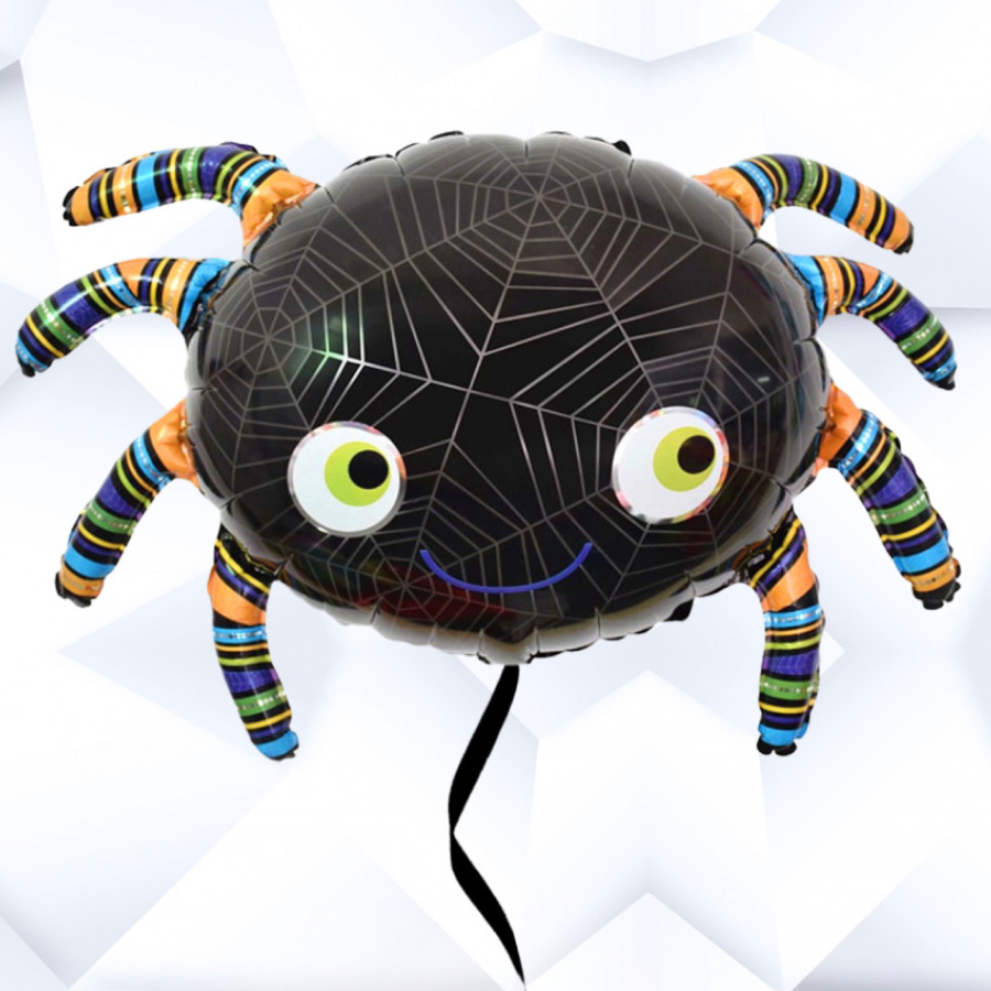 Colorful Spider Halloween Foil Balloons Party Decorations