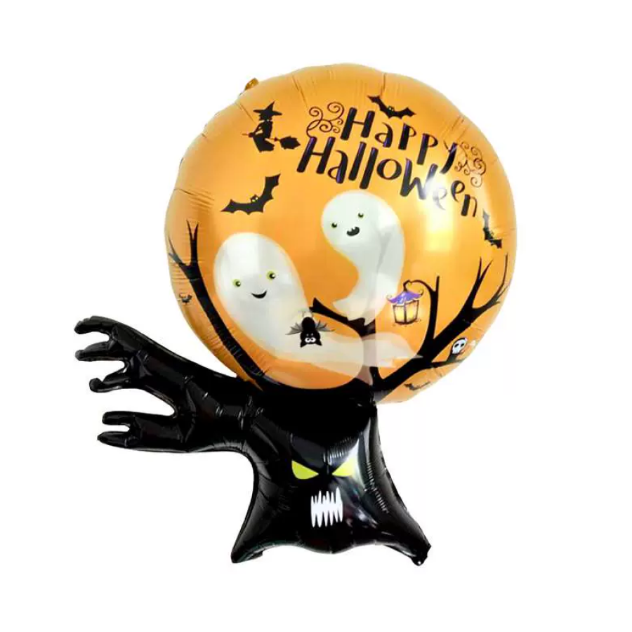 Ghost Tree Halloween Foil Balloons Party Decorations