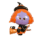 Purple Witch Broom Halloween Foil Balloons Party Decorations