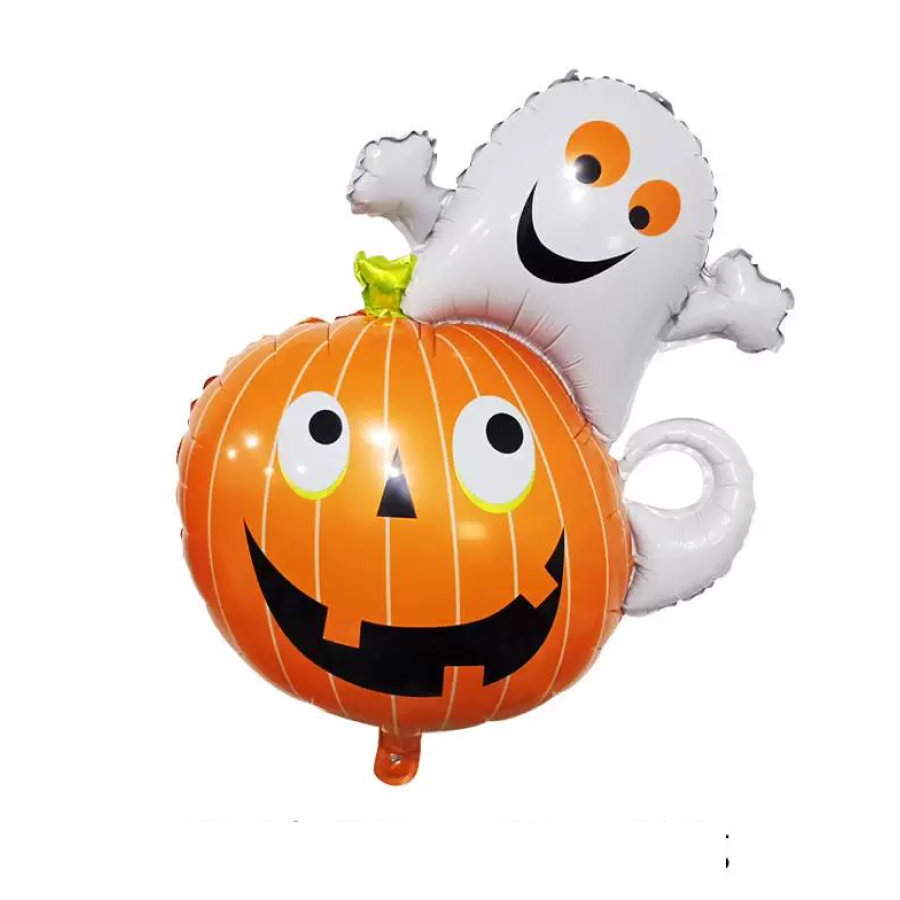 Pumpkin Ghost Halloween Foil Balloons Party Decorations
