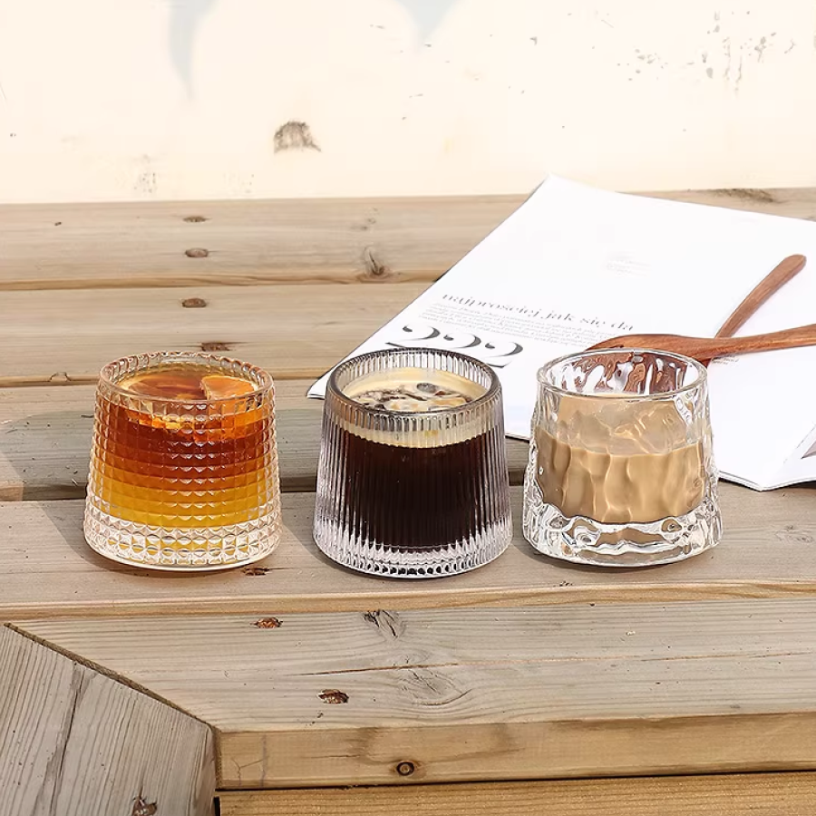 5.5oz Tilted Whiskey Glass