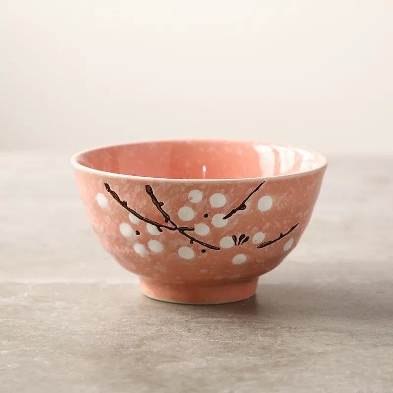 Red with White Floral