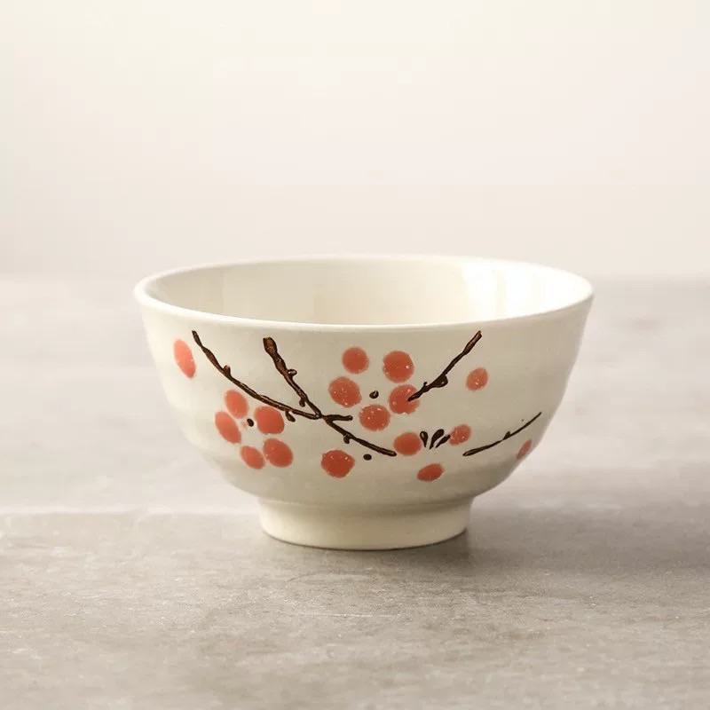 White with Red Floral