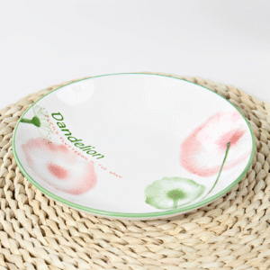 20020000901_1 Bohemian Style Geometric Print Ceramic Dinnerware Set