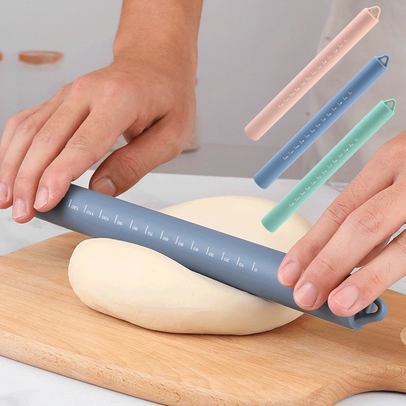 All-in-One Silicone Rolling Pin – Non-Stick Dough & Pastry Tool