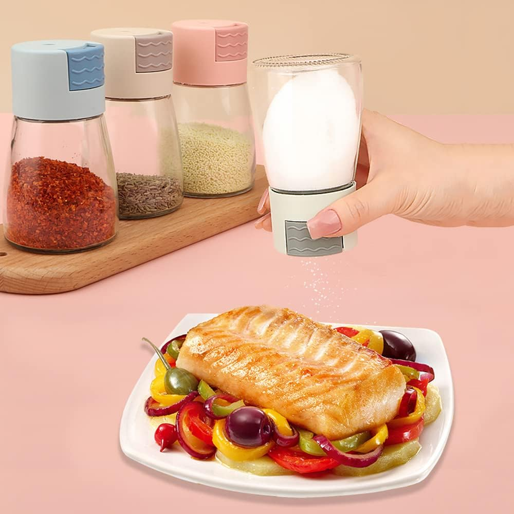 20030000601_4 Press-Type Measuring Seasoning Bottle Salt & Pepper Shaker