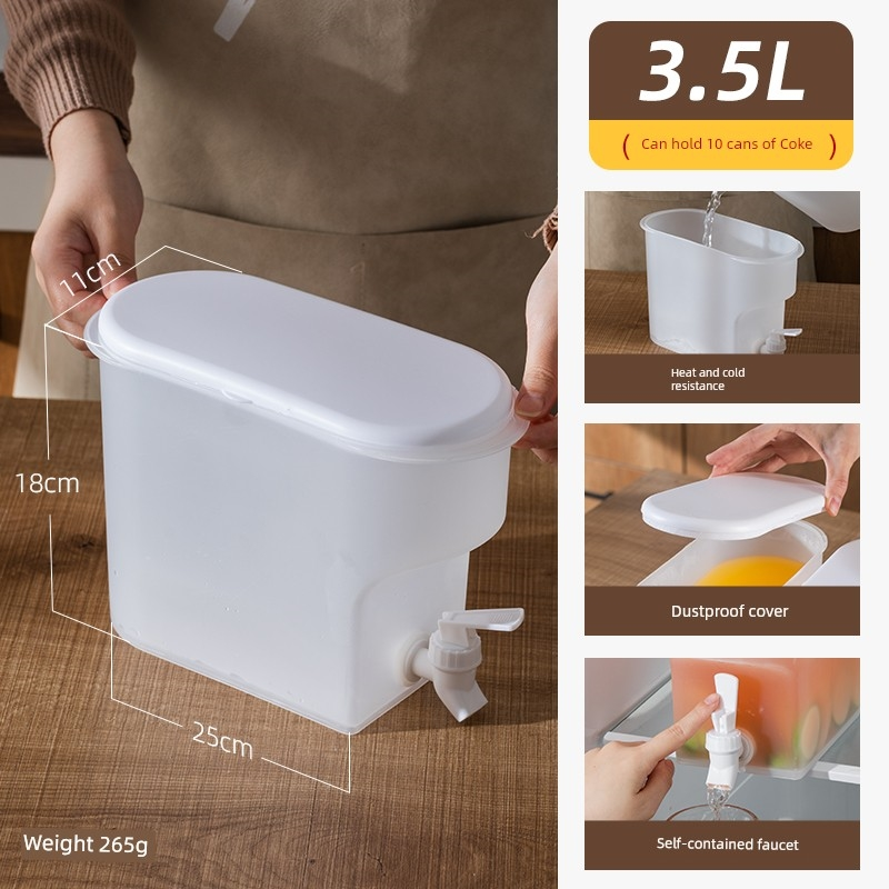 Refrigerator Cold Water Pitcher with Faucet