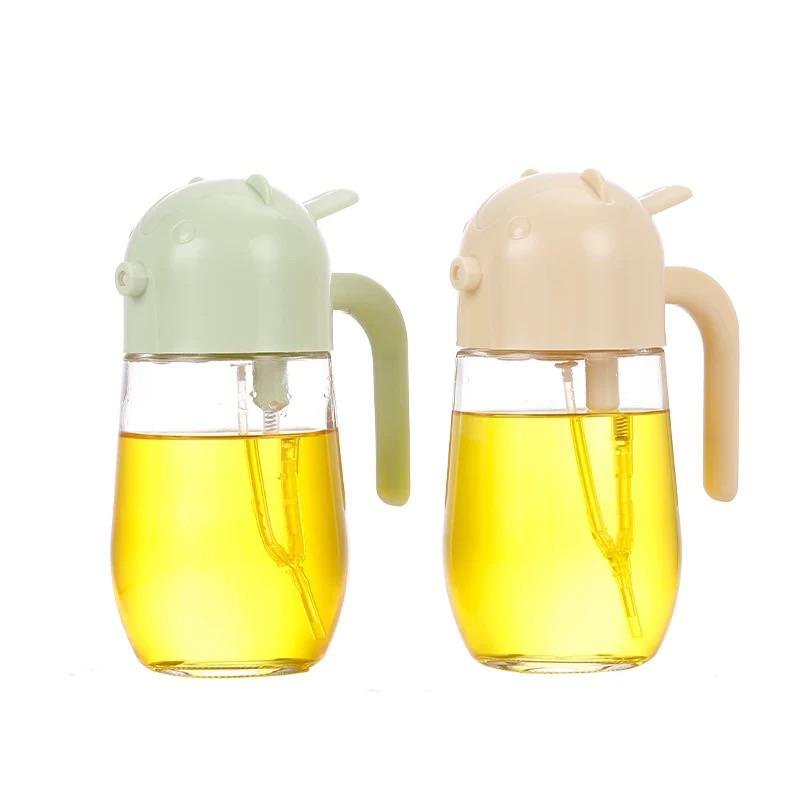 Dual-Use Glass Oil & Sauce Dispenser