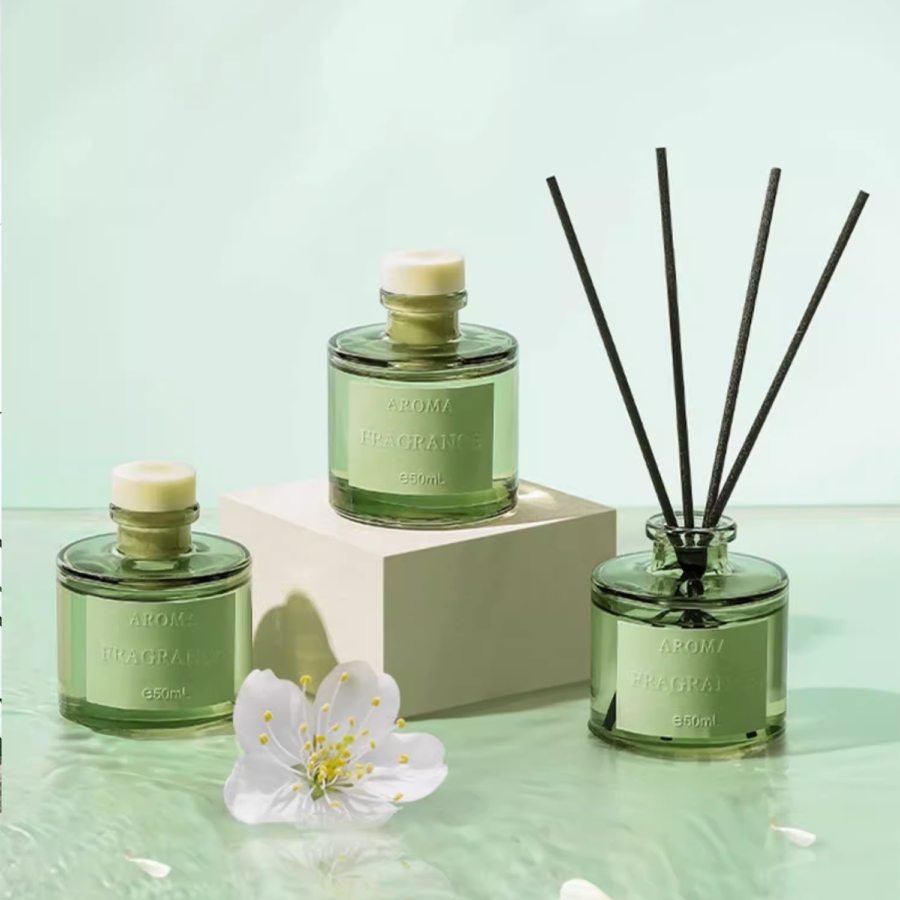 30010000601_2-1.png Tea Scent Reed Diffuser 50ml No Fire Aroma for Home Bedroom Bathroom