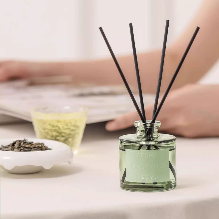 Tea Scent Reed Diffuser 50ml No Fire Aroma for Home Bedroom Bathroom