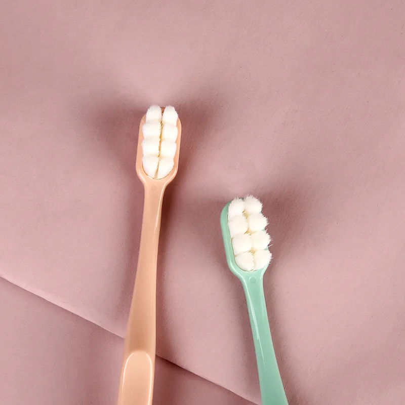 Ultra-Soft Double Bristle Toothbrush for Adults