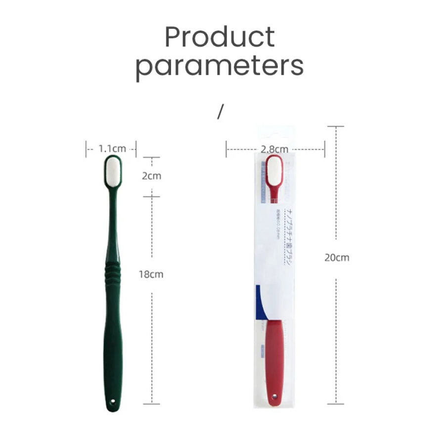 Japanese Ultra-Soft Toothbrush  Million Bristles Gentle Care for Adults