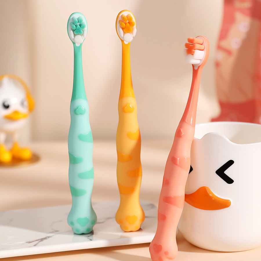 30040000501_2 Raoyi Baby “Meow Cloud” Soft Toothbrush – Ultra-Fine Bristles