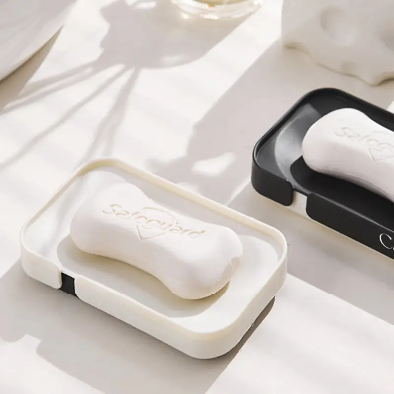 Double-Layer Soap Dish – Bathroom Countertop Organizer