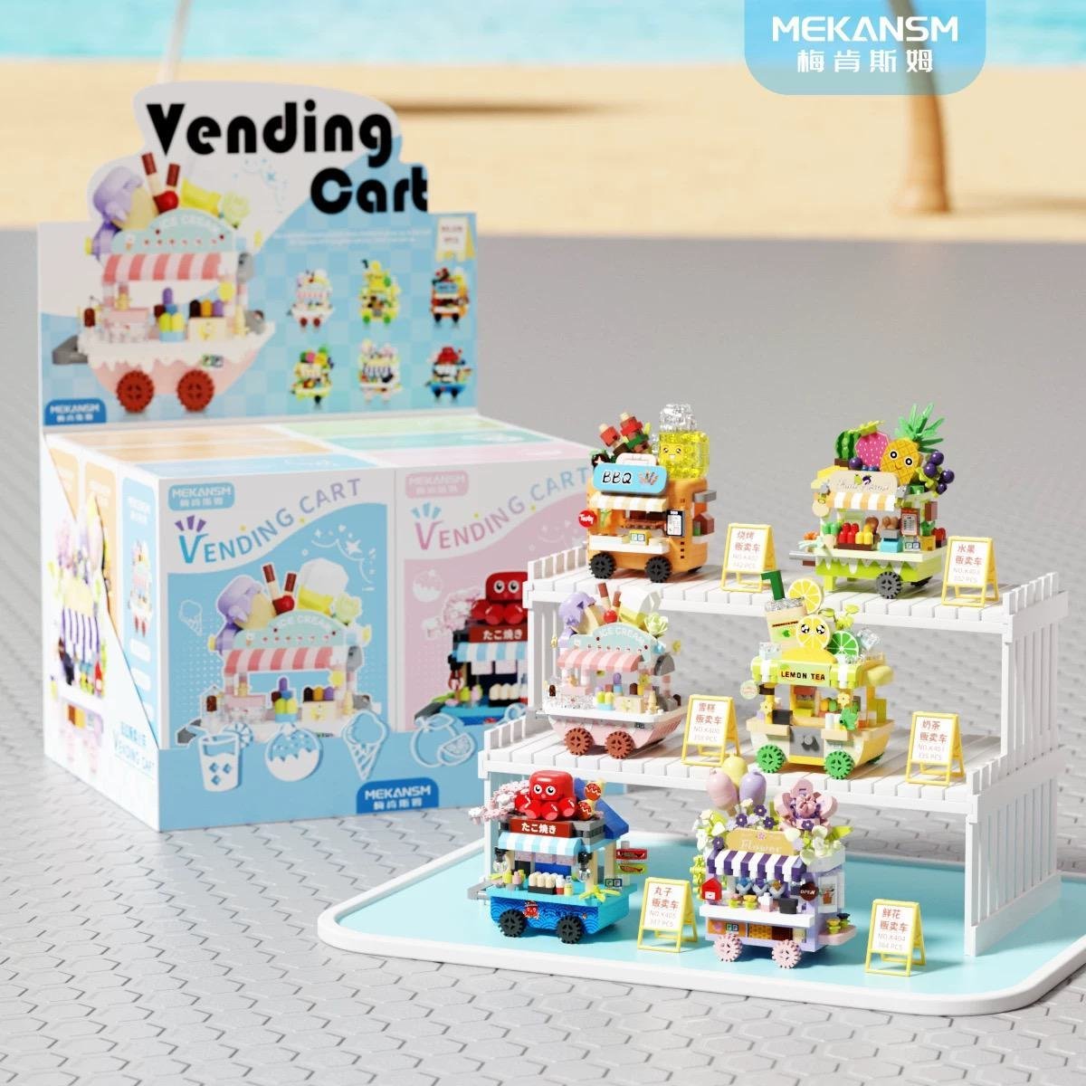 DIY Mini Vending Cart Building Blocks – Creative Blocks Cart