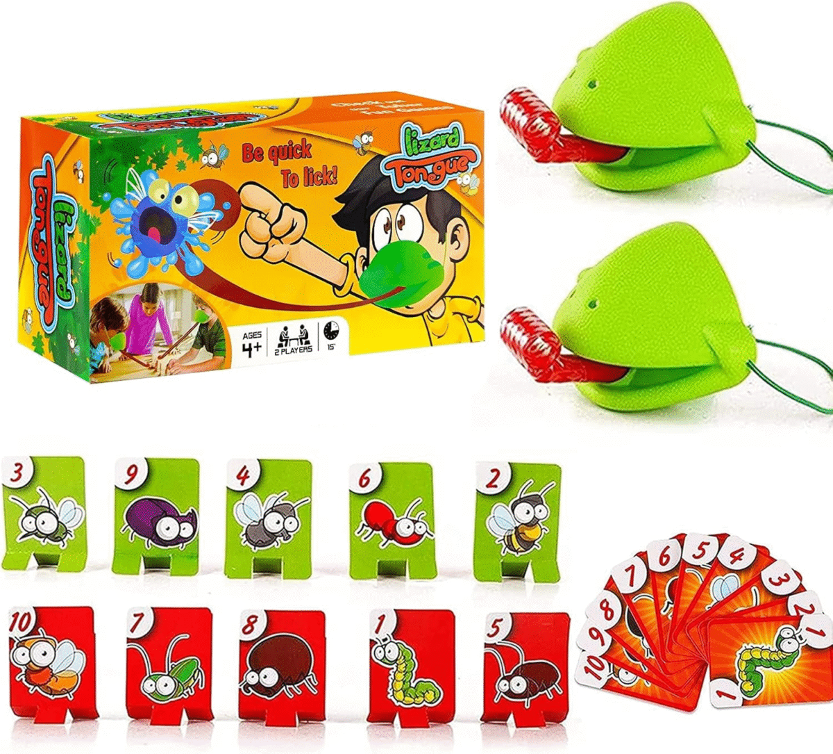 Frog Tongue Sticky Mask Game for Kids & Family