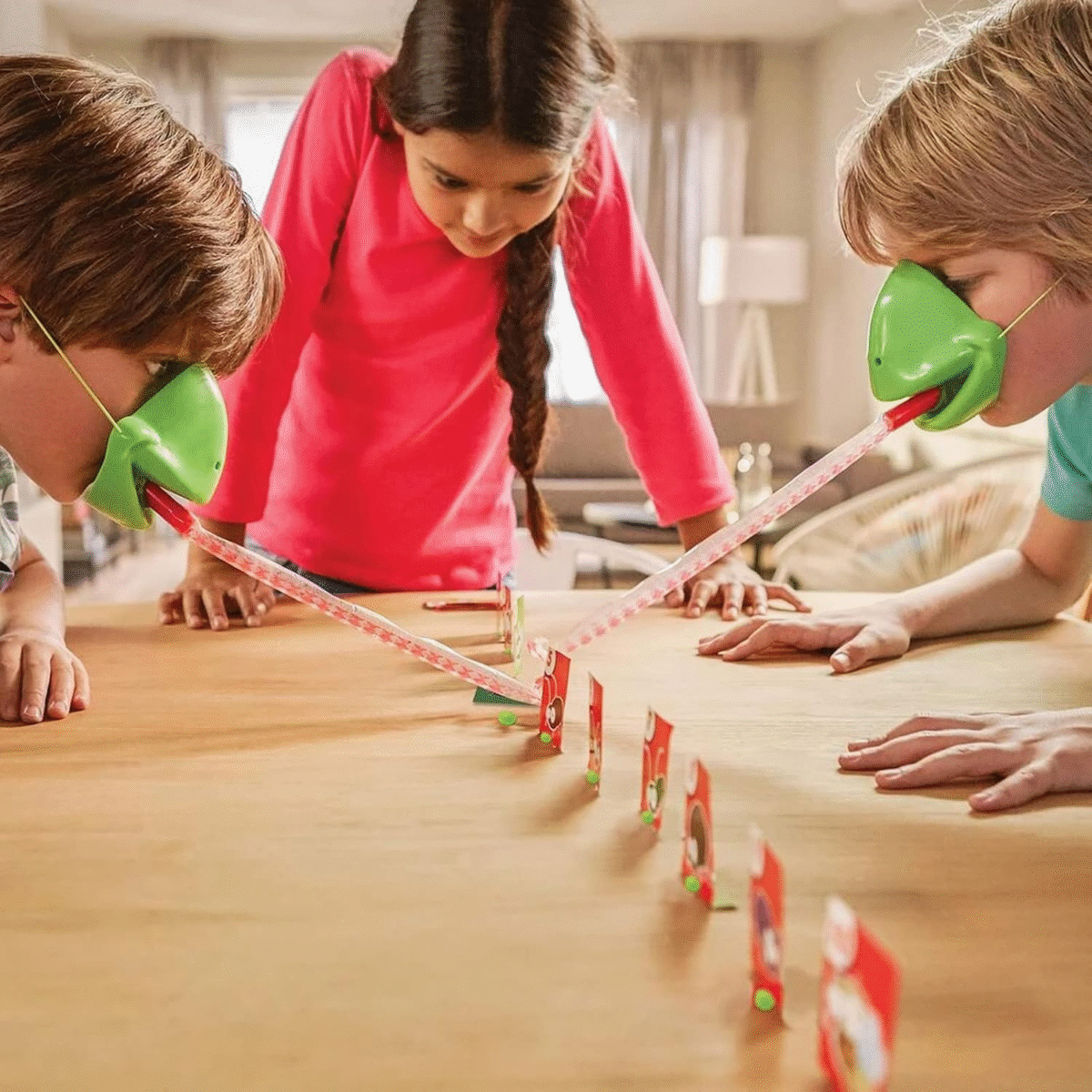 Frog Tongue Sticky Mask Game for Kids & Family