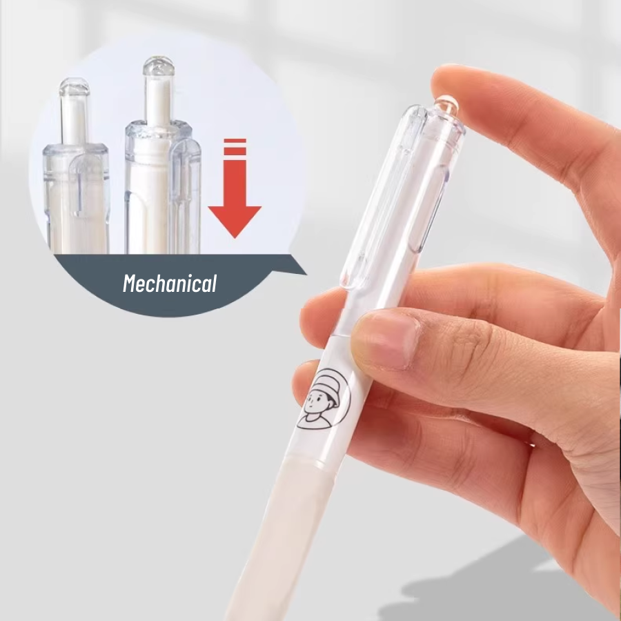 0.5mm Black Gel Pen Smooth Writing Quick-Dry Ink