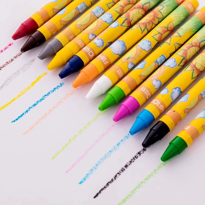 60010000901_1 Oil Pastel Crayon Set for Kids 12 Colors