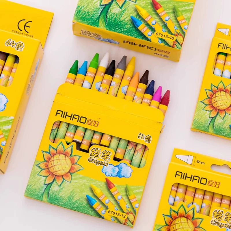 60010000901_4 Oil Pastel Crayon Set for Kids 12 Colors