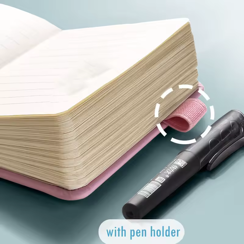 60020000201_1 A6 Jelly Color Mini PU Leather Lined Page Notebook