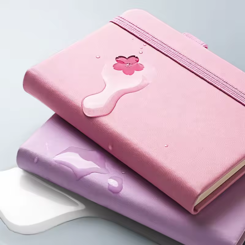 60020000201_3 A6 Jelly Color Mini PU Leather Lined Page Notebook