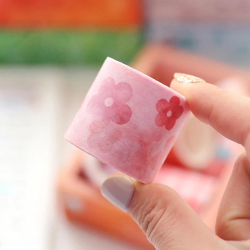 60030000101_4 Washi Tape Set – Sky, Forest, Plaid Theme Decorative Paper Tapes