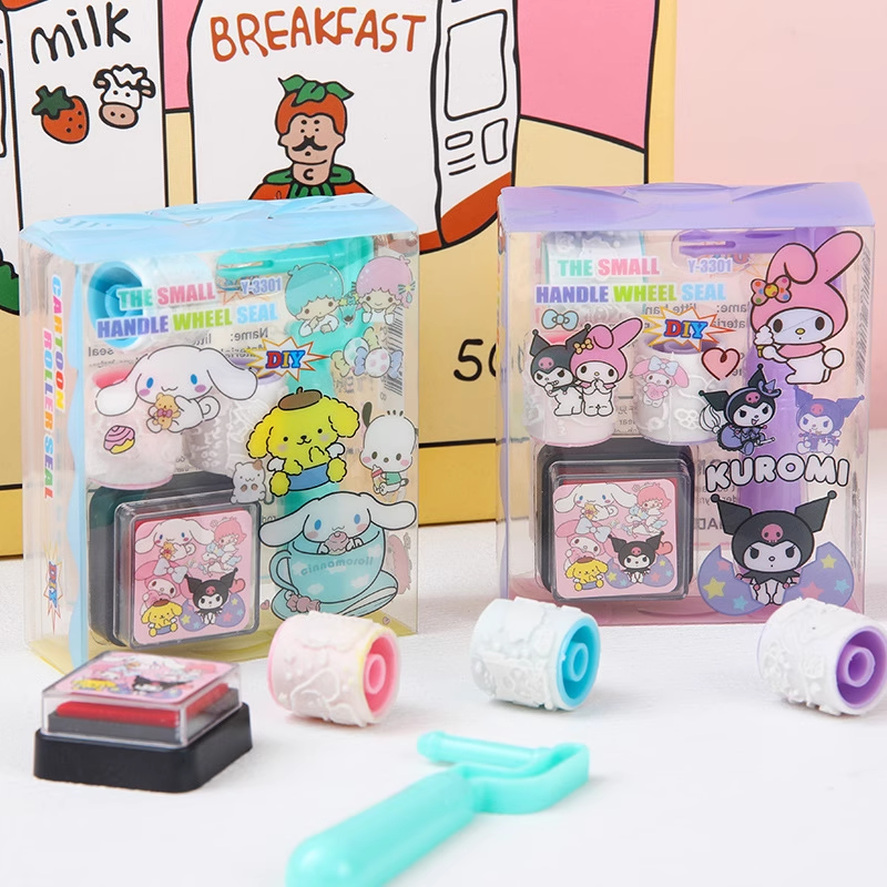 60030000201_1 Kawaii Sanrio Roller Stamp Set