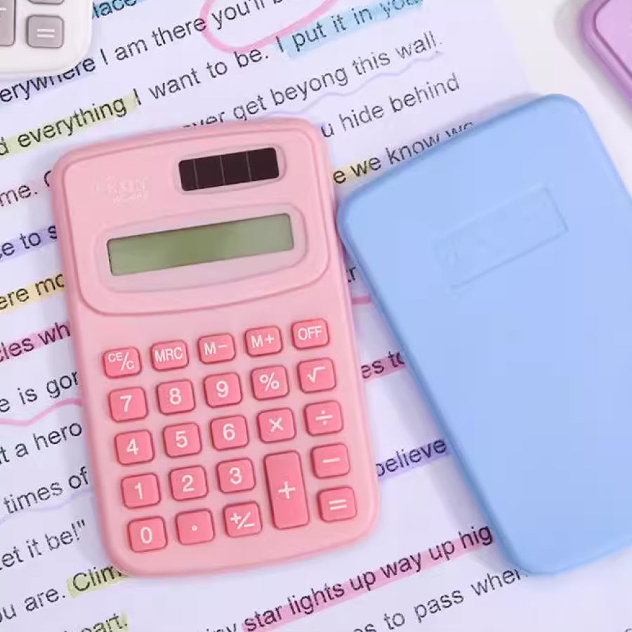 Mini Colorful Calculator 8-Digit Portable Silent Pocket Calculator