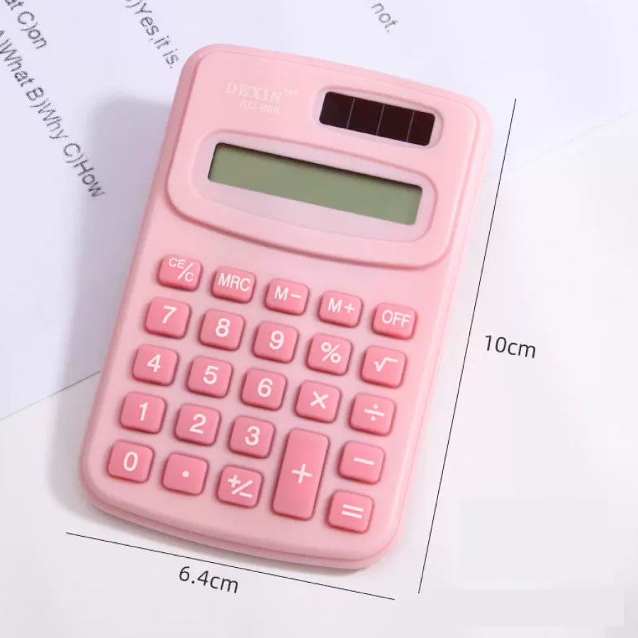 Mini Colorful Calculator 8-Digit Portable Silent Pocket Calculator