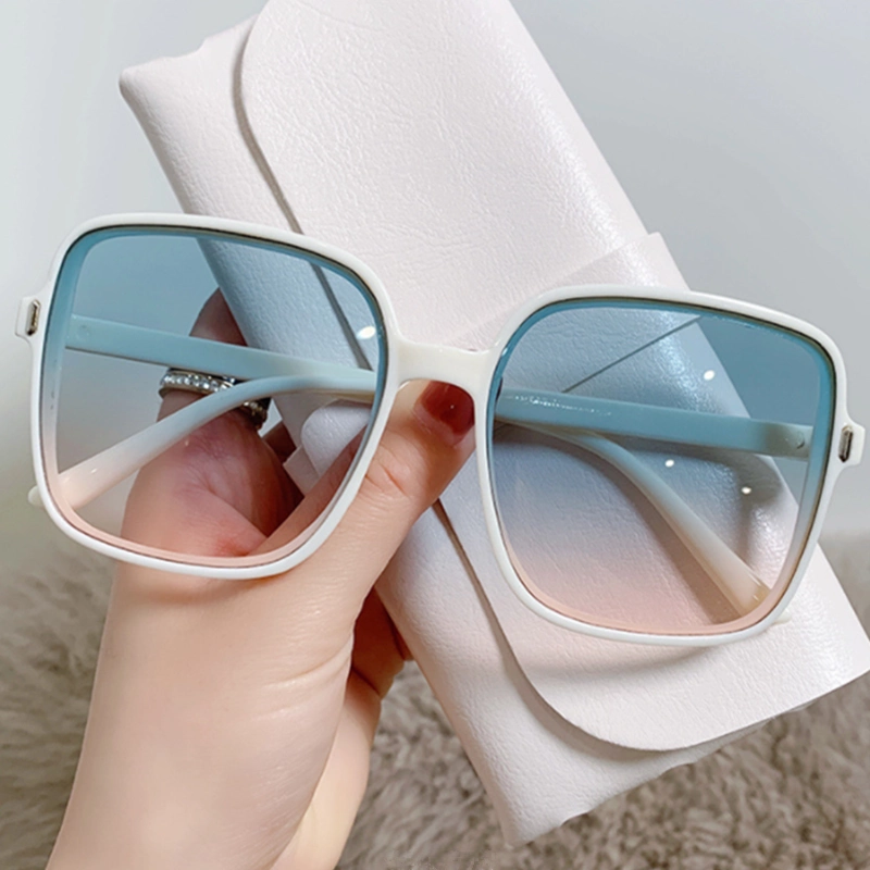 Retro Fashion Square Gradient Lenses Sunglasses