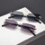 Trendy Rimless Rectangle Sunglasses UV400 for Men & Women