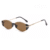Retro Cat-Eye Narrow Frame Sunglasses for Women