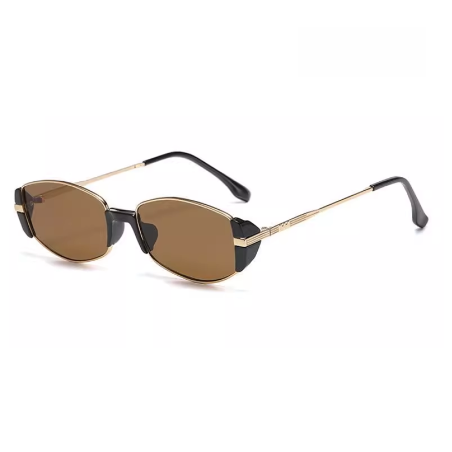 Retro Cat-Eye Narrow Frame Sunglasses for Women