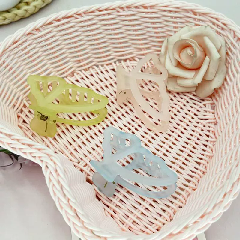 Matte Butterfly Hair Claw Clip